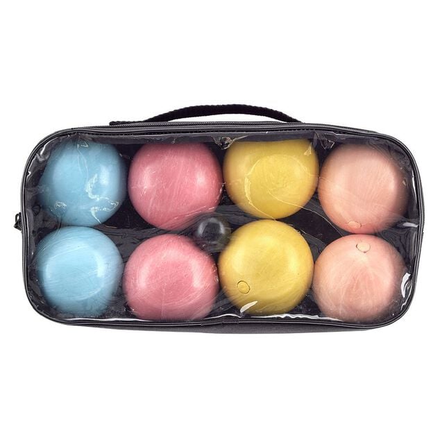 P&eacute;tanque de plage multicolore