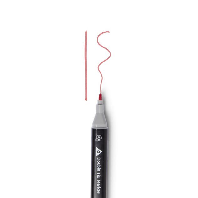 Lot de 36 marqueurs &agrave; base d'eau double pointe plastique noir + 3 ans