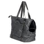 Couchage et transport pour chien avec poign&eacute;es 47x25xH40cm