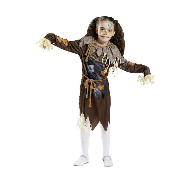 D&eacute;guisement enfant &eacute;pouvantail robe et ceinture 7/10 ans