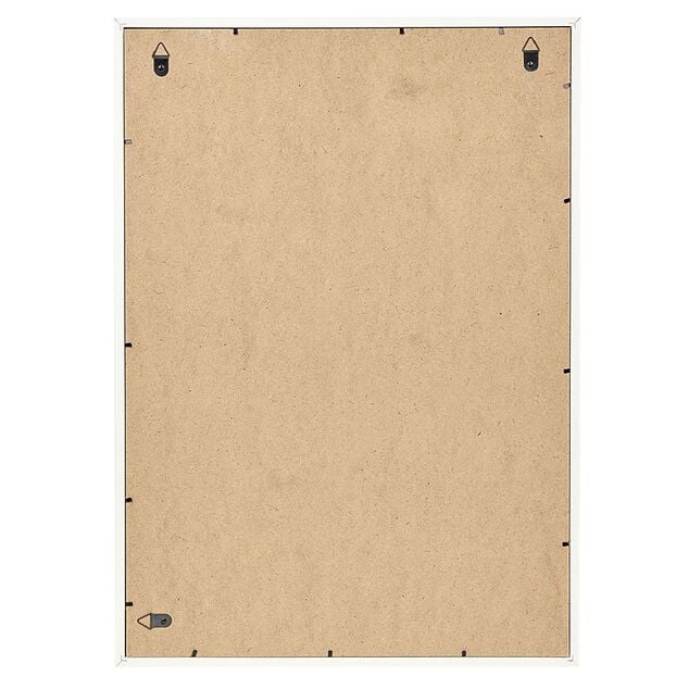 Cadre photo bois blanc 50x70cm pour photo 40x50cm