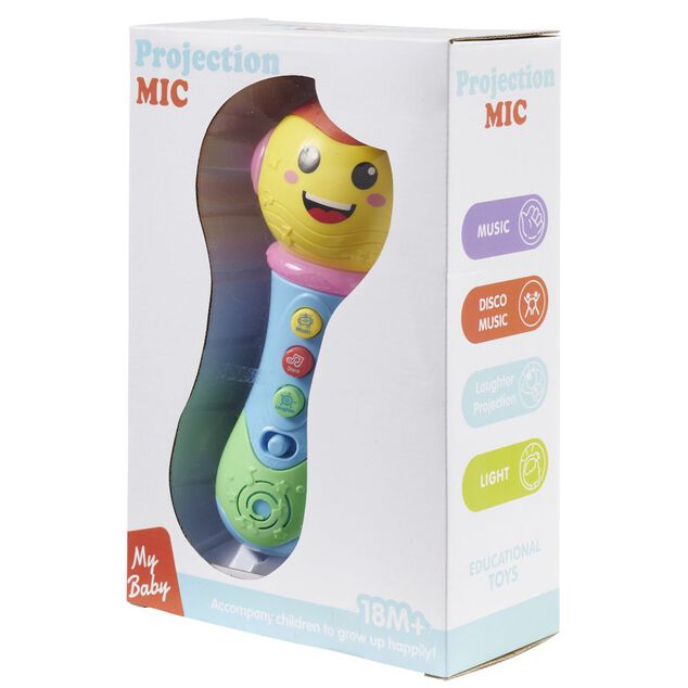 Jouet microphone lumière et son (2 modèles)
