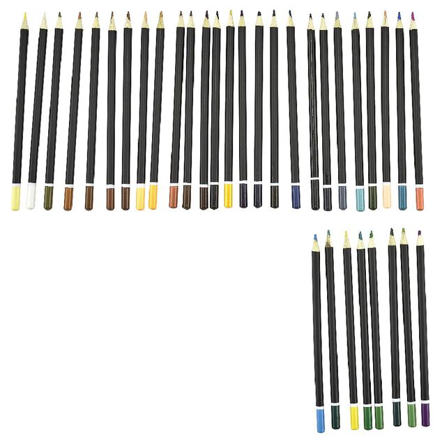 Coffret artiste en bois dessin et peinture 174 pi&egrave;ces