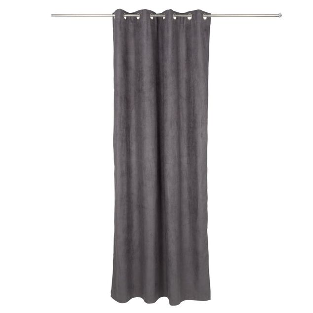Rideau thermique polaire gris fonc&eacute; 140x260cm