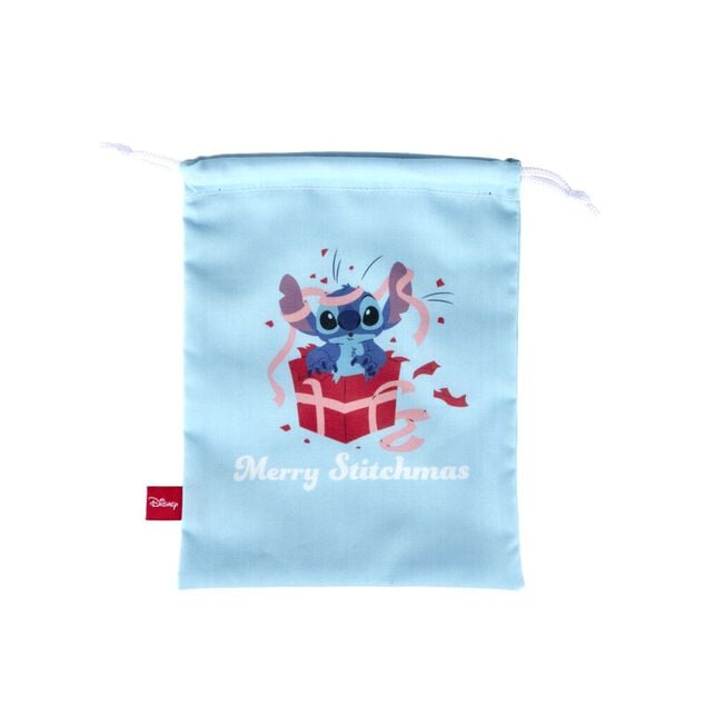 Sac r&eacute;utilisable de No&euml;l Disney Stitch x3