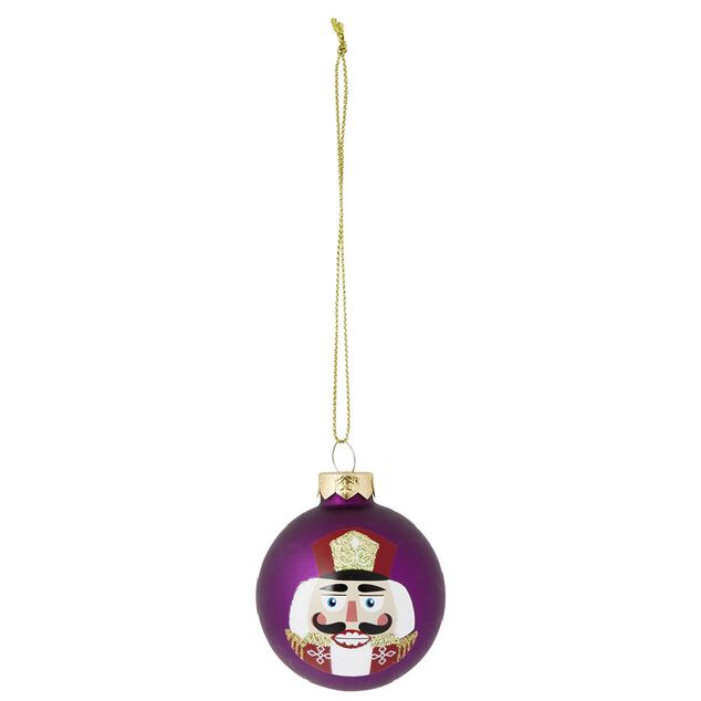 Boule de No&euml;l Casse Noisette &Oslash;6cm - 6 mod&egrave;les