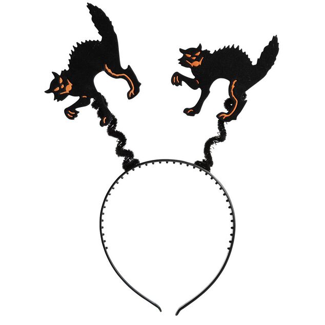 Serre t&ecirc;te &agrave; ressort motif Halloween
