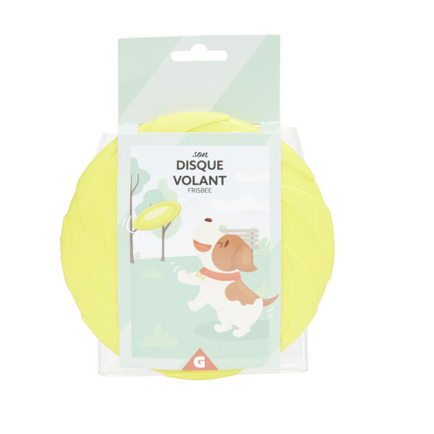 Disque volant frisbee pour animaux &Oslash;15cm (4 mod&egrave;les)