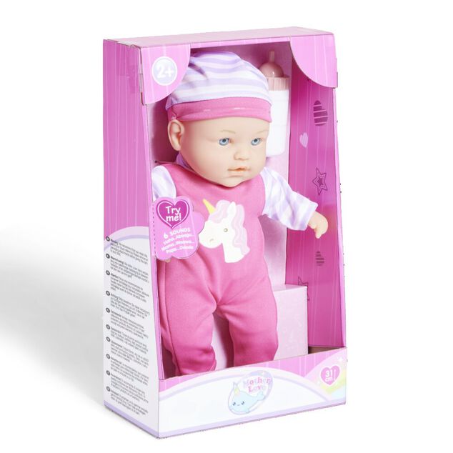 Poup&eacute;e avec biberon