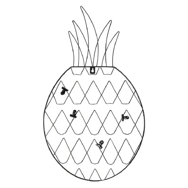 D&eacute;co murale porte photo en m&eacute;tal 54,5x3,5xH55cm