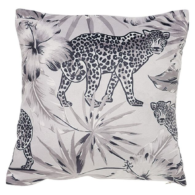 Housse de coussin carr&eacute; design animaux x2