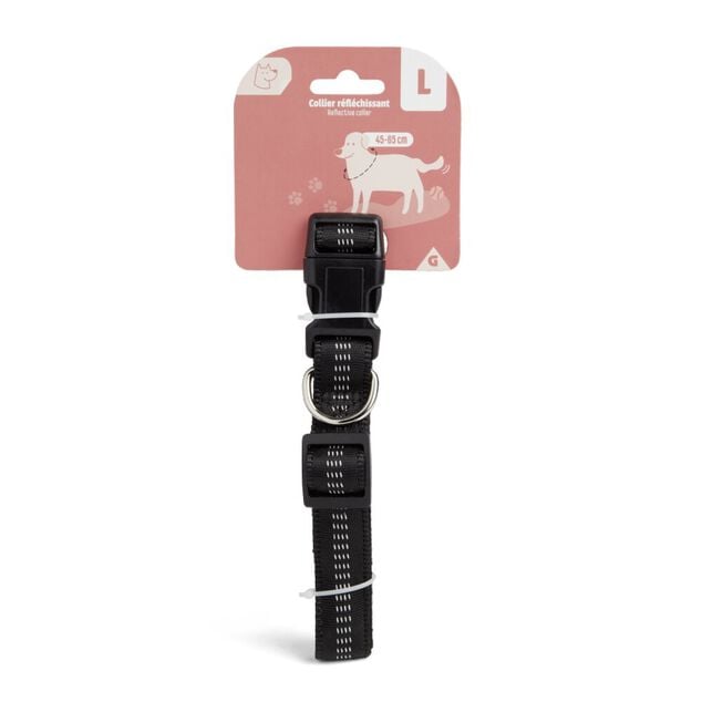 Collier r&eacute;flechissant pour grand chien - Taille L
