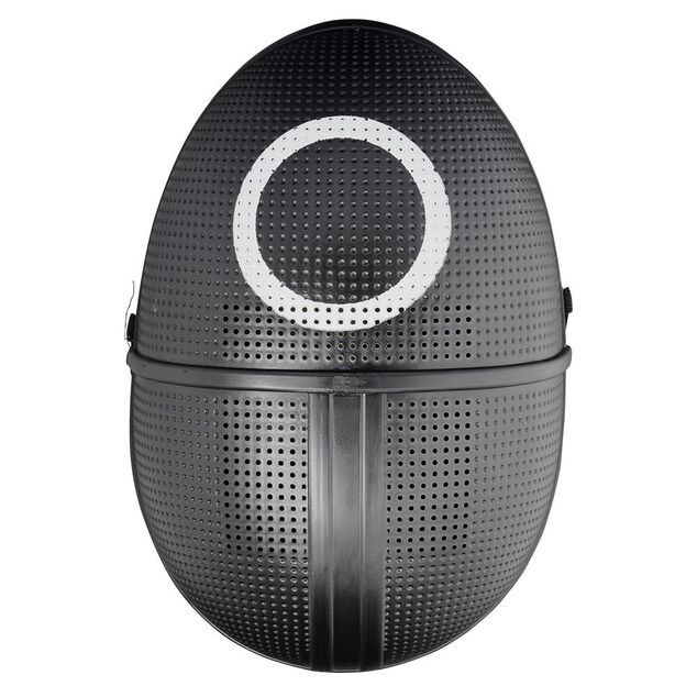 Masque Squid Game triangle/rond/carr&eacute; noir