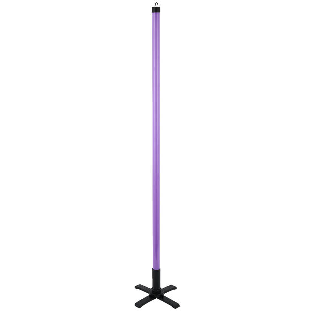 Tube néon LED violet plastique Ø3,3xH116cm