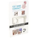 Crochet hygiènique multi-usages forme clé métal (3 modèles)