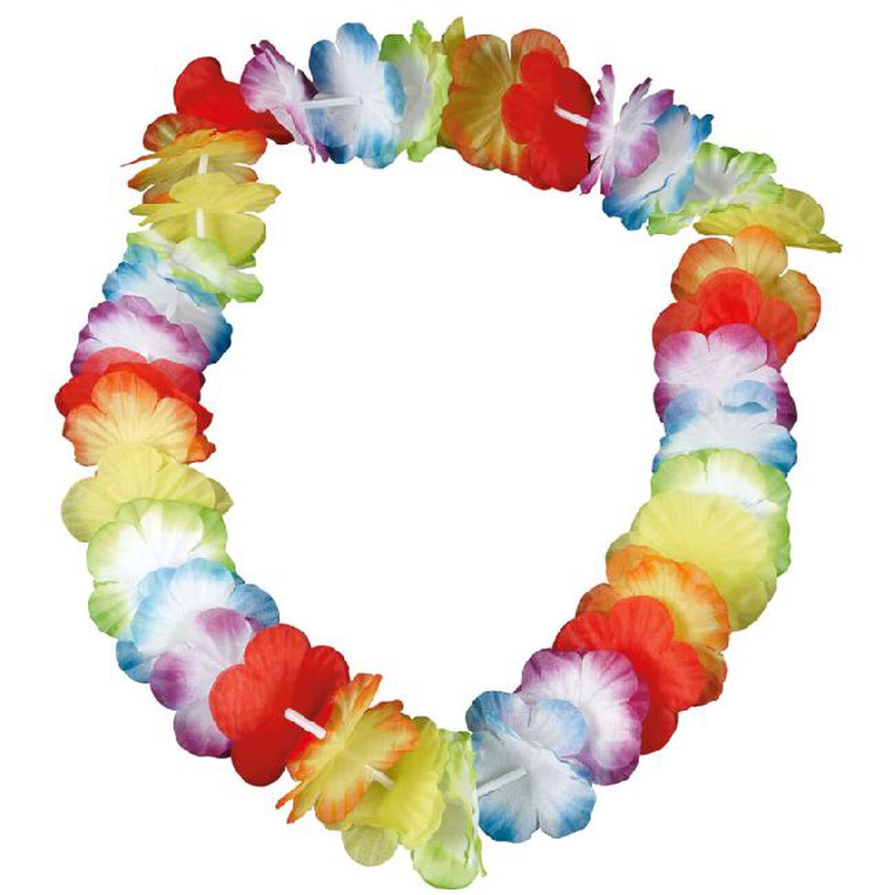 Collier Hawaïen fleurs multicolores GIFI
