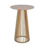 Table de bar Macao en bois Ø70xH105cm