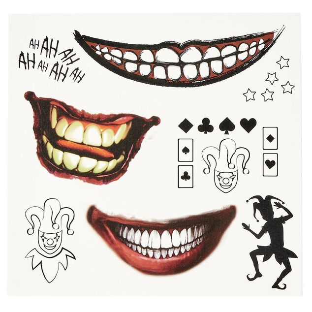 Tatouage &eacute;ph&eacute;m&egrave;re corps enfant Halloween