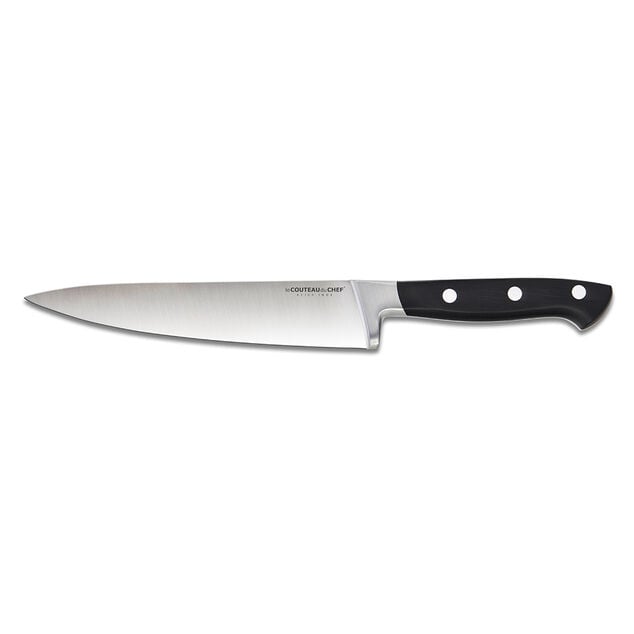 Couteau du chef forg&eacute; acier carbone lame 17 cm