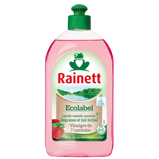 Liquide vaisselle vinaigre de framboise Rainett 500 ml