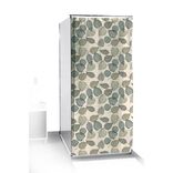 Rideau de douche en plastique avec 12 anneaux 180x200cm (4 modèles)