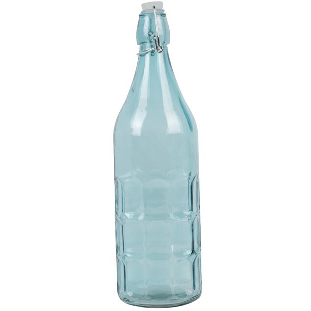 Bouteille en verre color&eacute;e 1 L