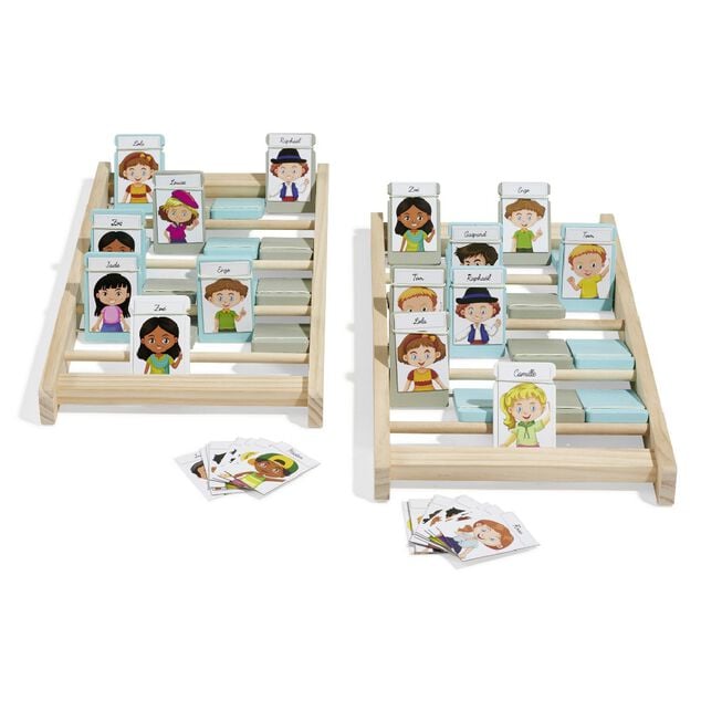Jeu Qui suis-je g&eacute;ant en bois