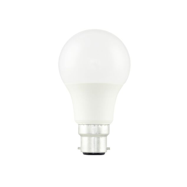Ampoule LED B22 blanc chaud 8,5W=60W 806lms classe F