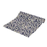 Chemin de table bleu et doré 28xL300cm