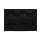 Paillasson ext&eacute;rieur antid&eacute;rapant losange stri&eacute; en relief 60x40cm