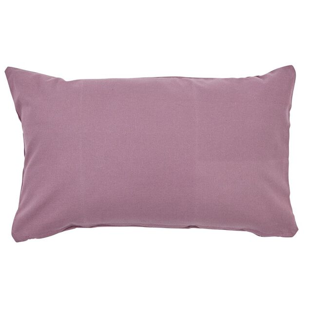 Housse de coussin rectangle figue uni