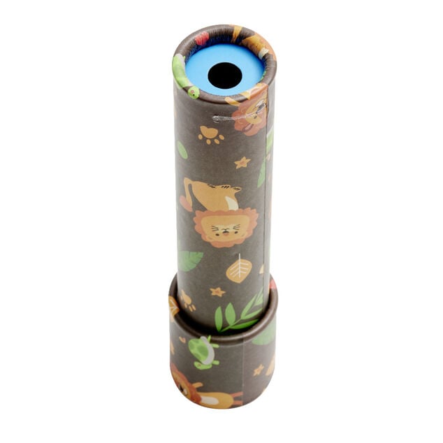 Kal&eacute;idoscope en papier et plastique &Oslash;4xH20cm (6 mod&egrave;les)