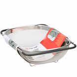 Passoire extensible pour &eacute;vier maille fine en inox
