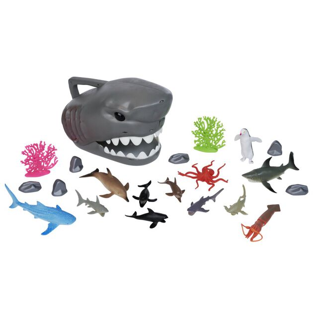 T&ecirc;te de requin + 20 figurines
