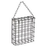 Support nourriture oiseau noir