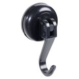 Crochet à ventouse noir