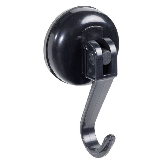 Crochet à ventouse noir