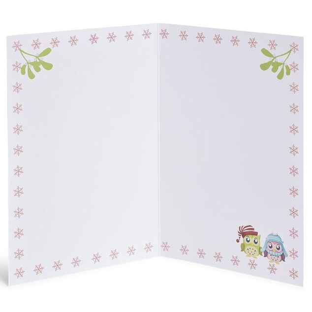 Carte de voeux Noël 12x17cm (plusieurs modèles)