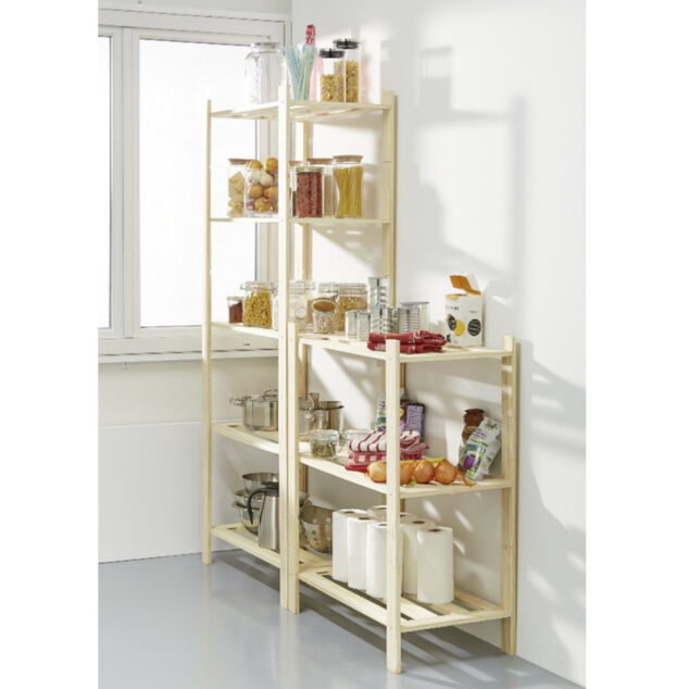 &Eacute;tag&egrave;re 3 niveaux en Pin massif