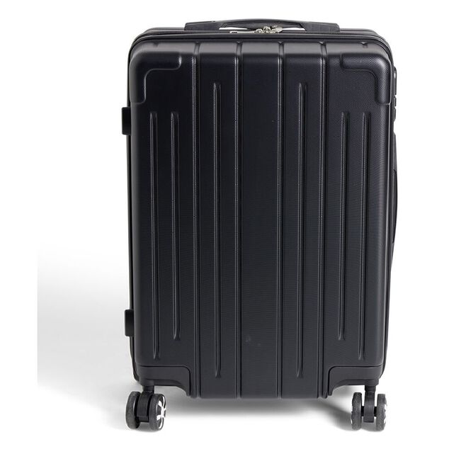 Valise cabine trolley &agrave; roulettes noir 38L petit mod&egrave;le