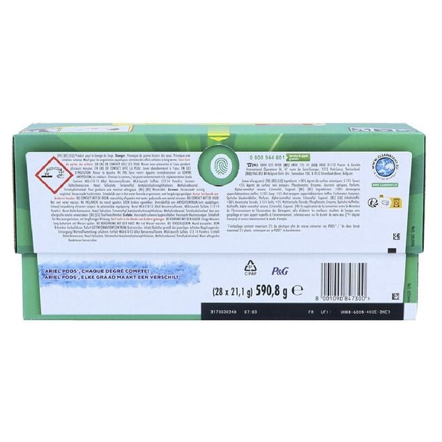 Lessive Ariel 28 capsules All in 1