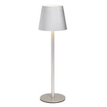 Lampe de table Talli USB tactile grise &Oslash;11xH37cm
