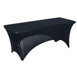 Housse de table rectangulaire  Fiesta 180x74xH76cm noir