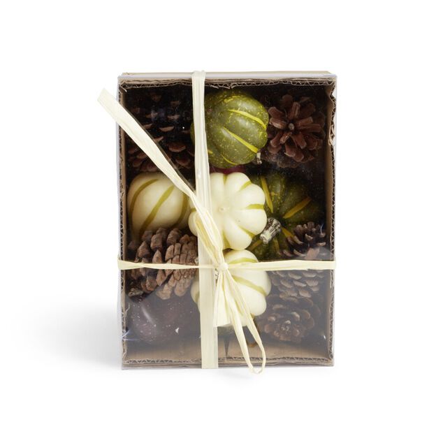 Lot éléments décoration automne plastique 3 modèles