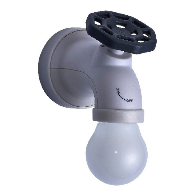 Lampe LED style robinet vintage