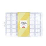 Bo&icirc;te de rangement pour vis et quincaillerie 36 compartiments 18,3x27,5cm