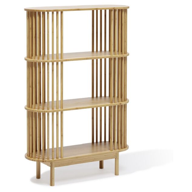 &Eacute;tag&egrave;re Ga&iuml;a bambou naturel - L80xP30xH120cm