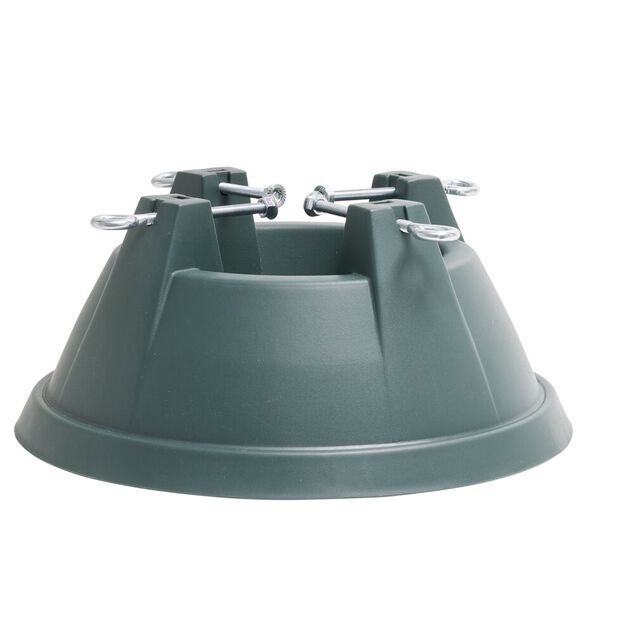 Pied de sapin plastique vert avec r&eacute;servoir &Oslash;38xH17cm