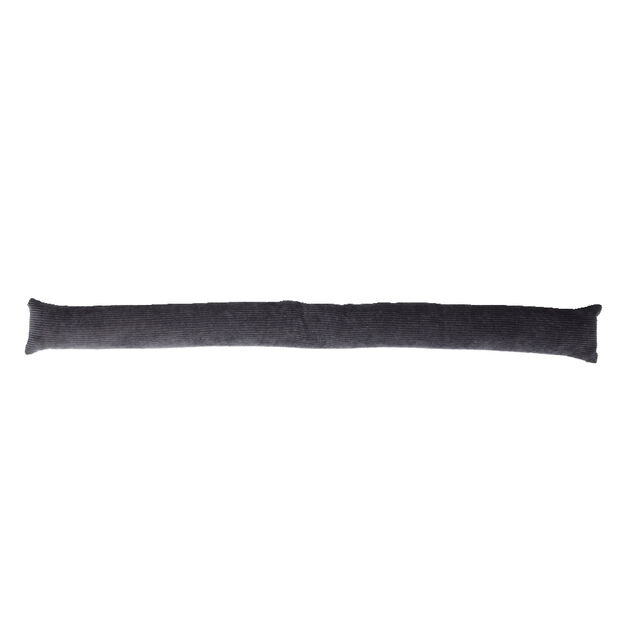 Bas de porte avec fixation adh&eacute;sive tissu gris &Oslash;8xL90cm