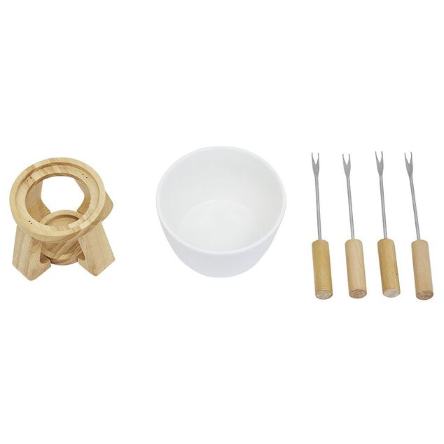 Service fondue &agrave; la bougie pour 2 personnes